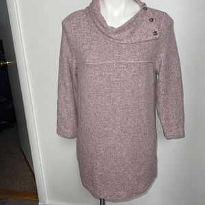 Christopher & Banks Pull over Sweater Tunic Dress M